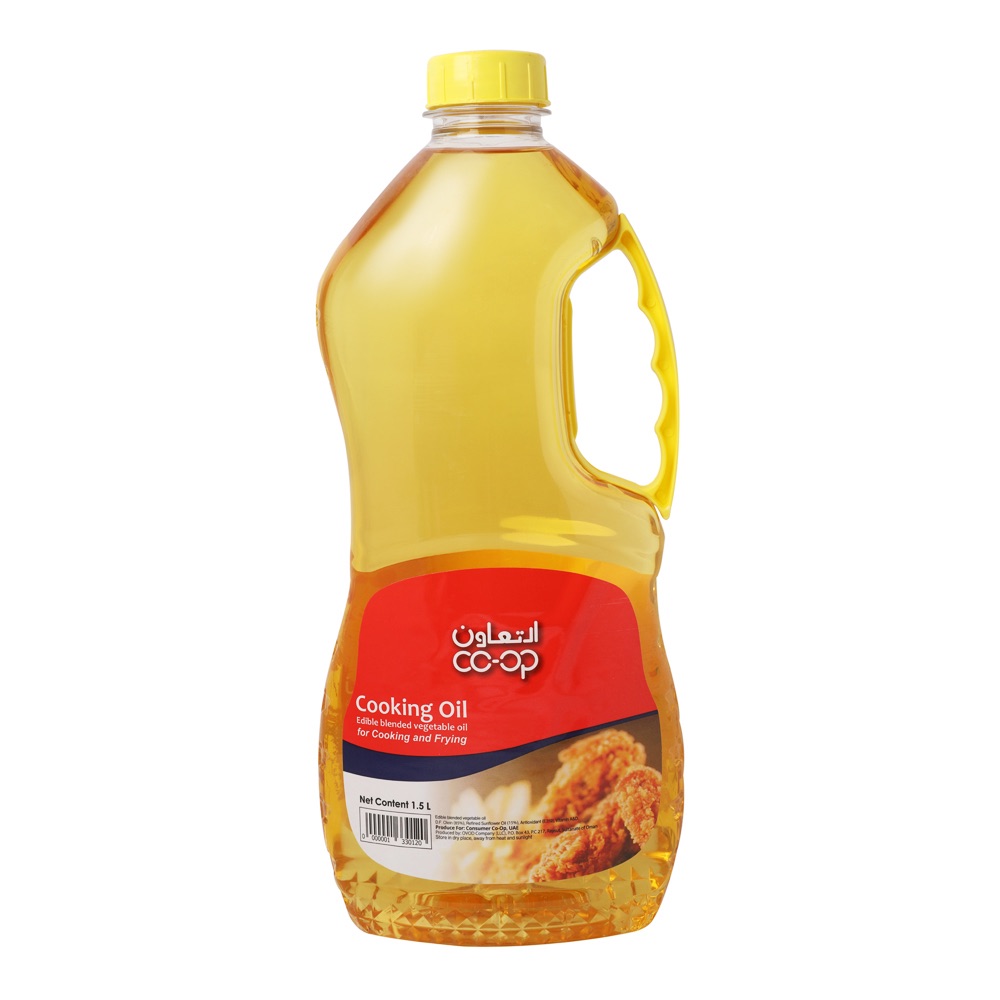 التعاونية زيت طبخ نباتي – 1.5 لتر