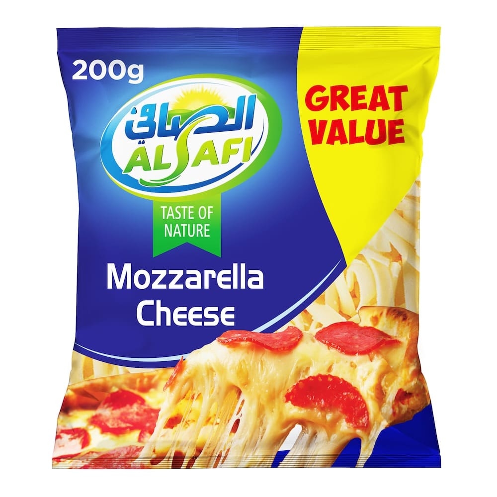 Al Safi Shredded Mozzarella Cheese - 200g