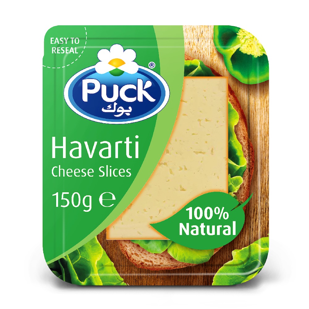 Puck Havarti Cheese Slices - 150g