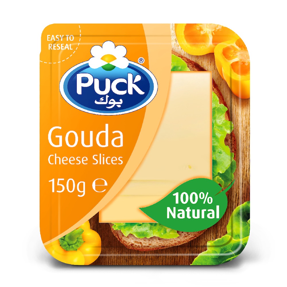 Puck Gouda Cheese Slices - 150g