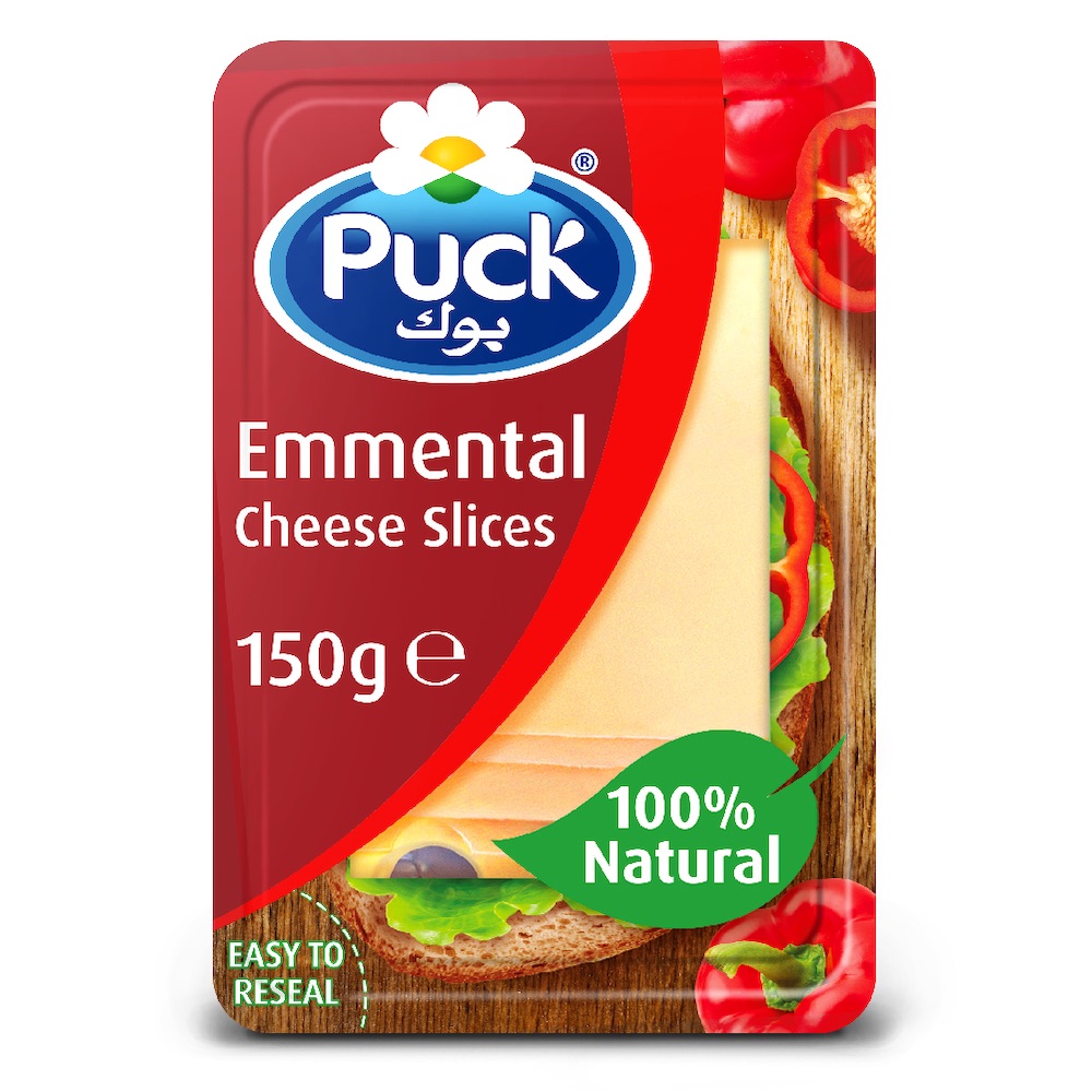 Puck Emmental Cheese Slices - 150g