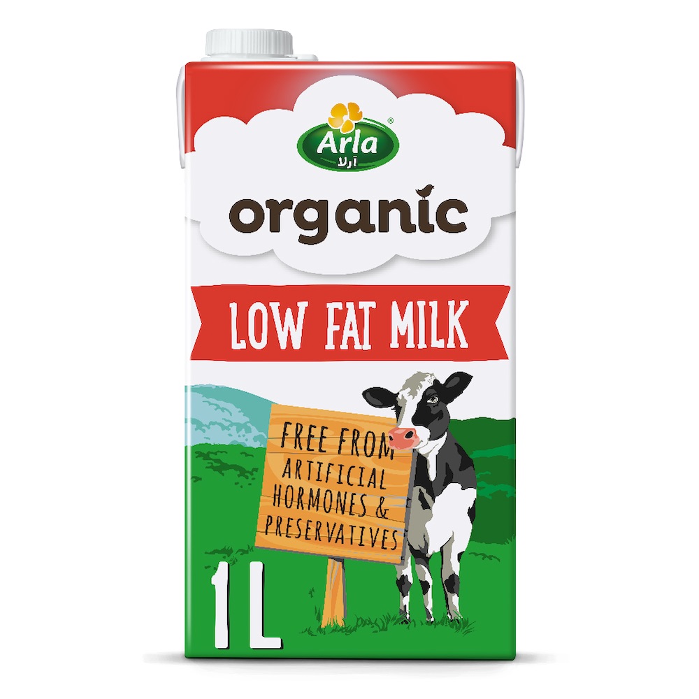 Arla Low Fat Organic Milk - 1 L