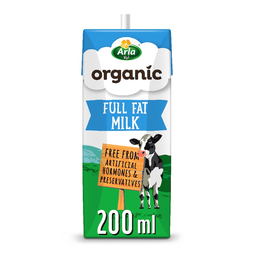 Arla Full Fat Organic Milk - 200ml