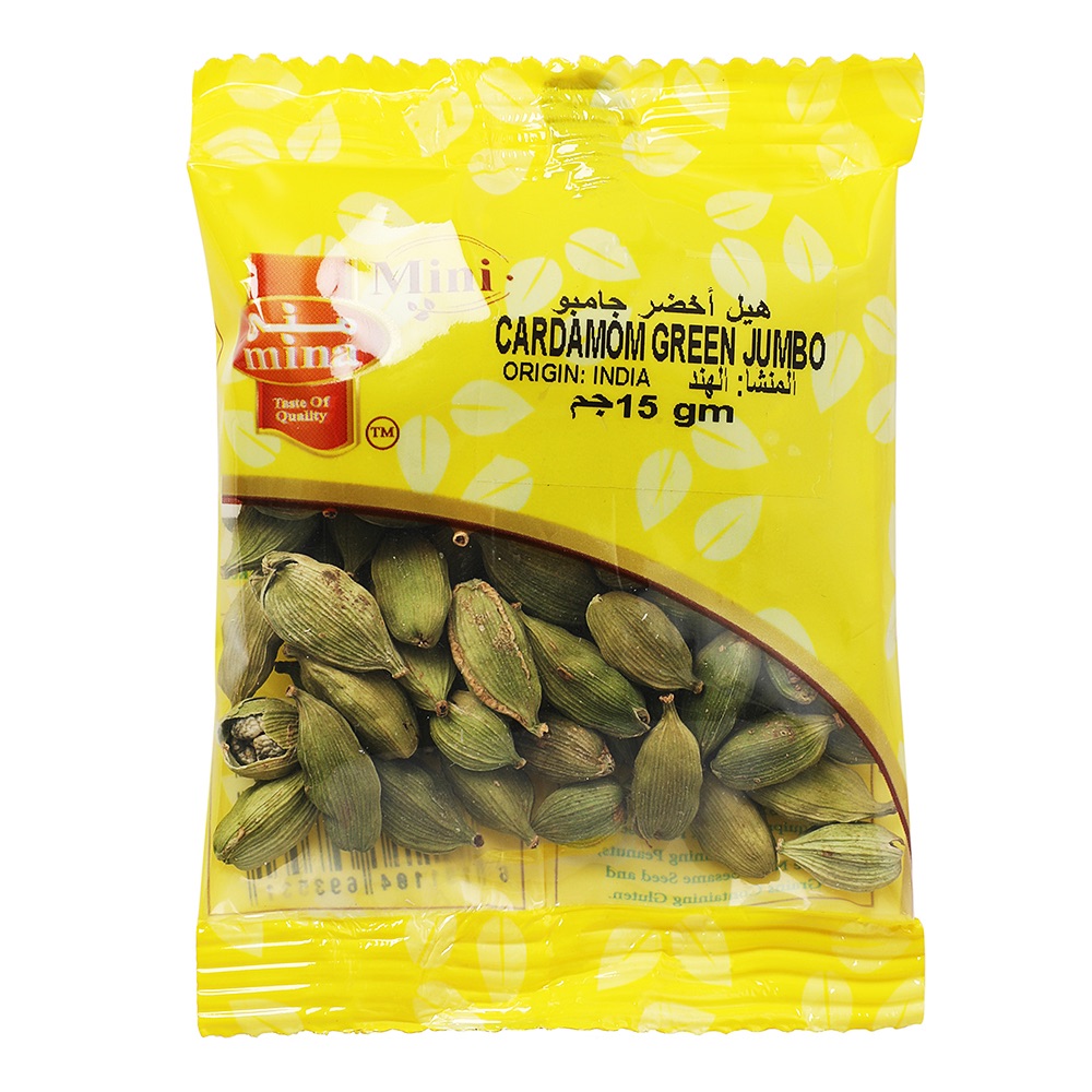 Mina Mini Green Jumbo Cardamom - 15 g