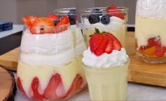 Dessert Custard Pudding