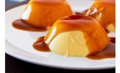 cream caramel in the oven