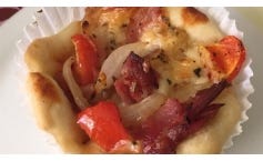 Smoked Turkey Breast and Tomato Cups