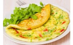 Omelet with vegetables